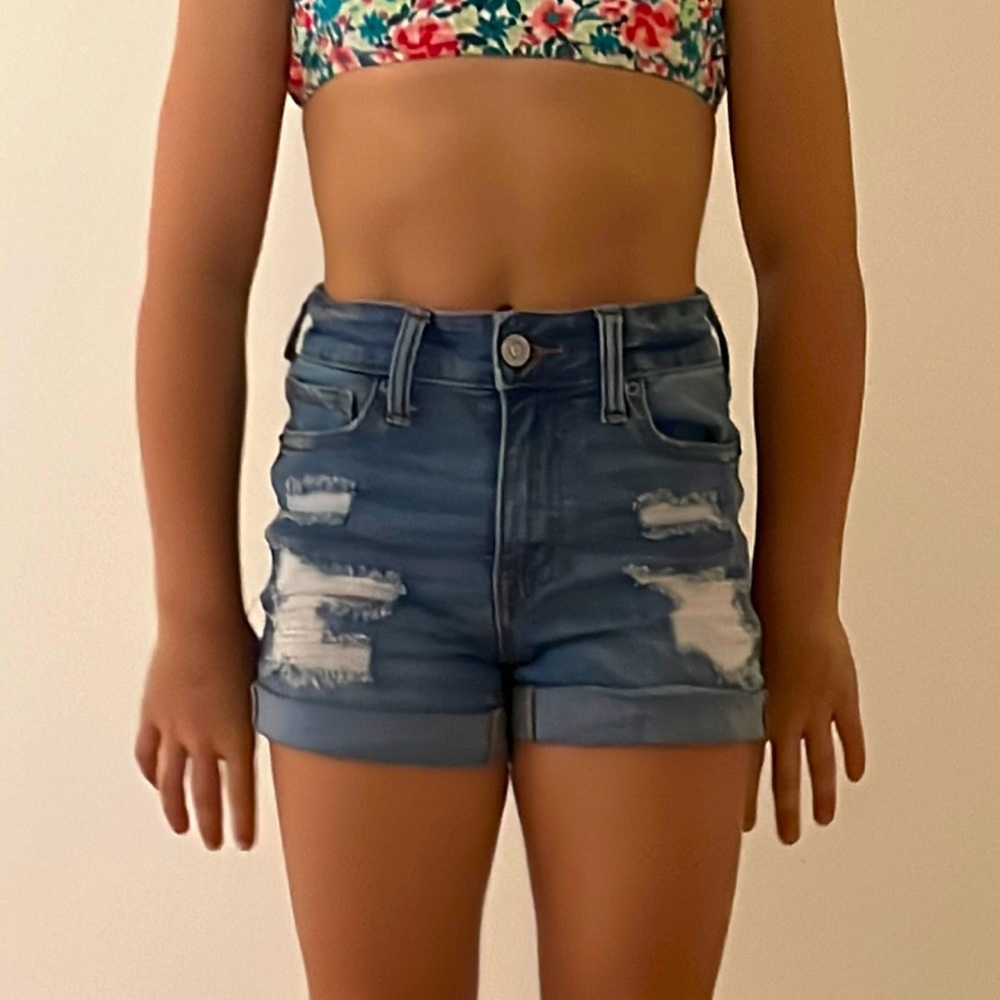 Jean shorts blue bran new fits really well